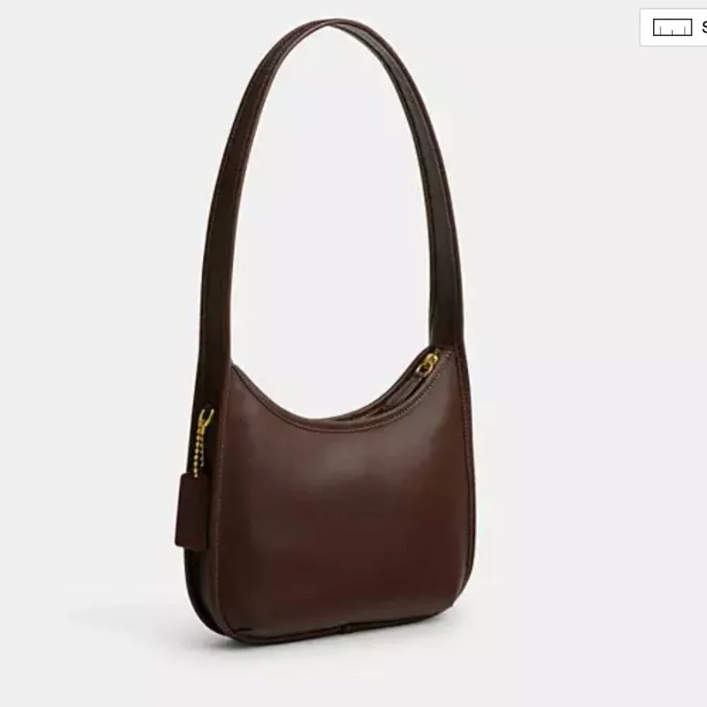 Coach Curve Zip Bag in Maple